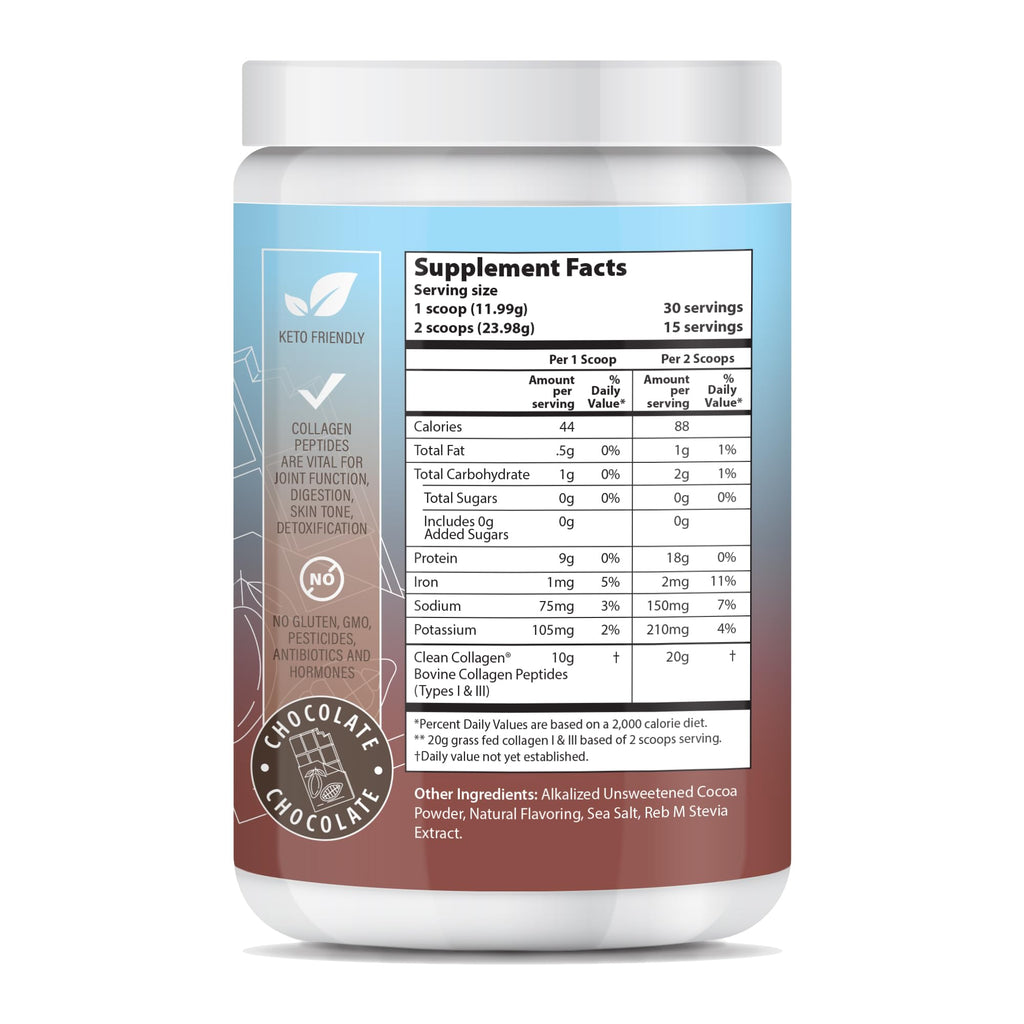 Chocolate Hydrolyzed Type 1&3 Collagen Peptides Powder R215487