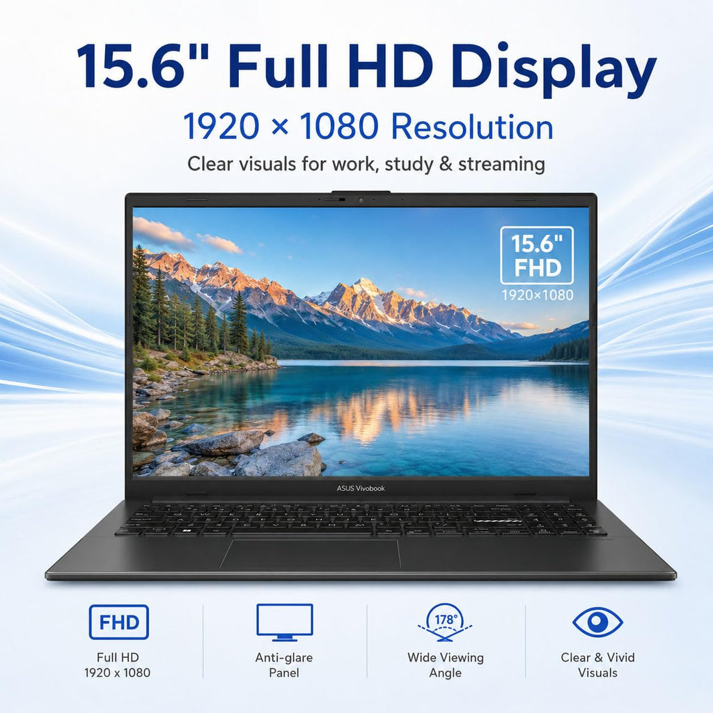 15.6" FHD Laptop AMD Ryzen 5 8GB RAM 512GB SSD S91008
