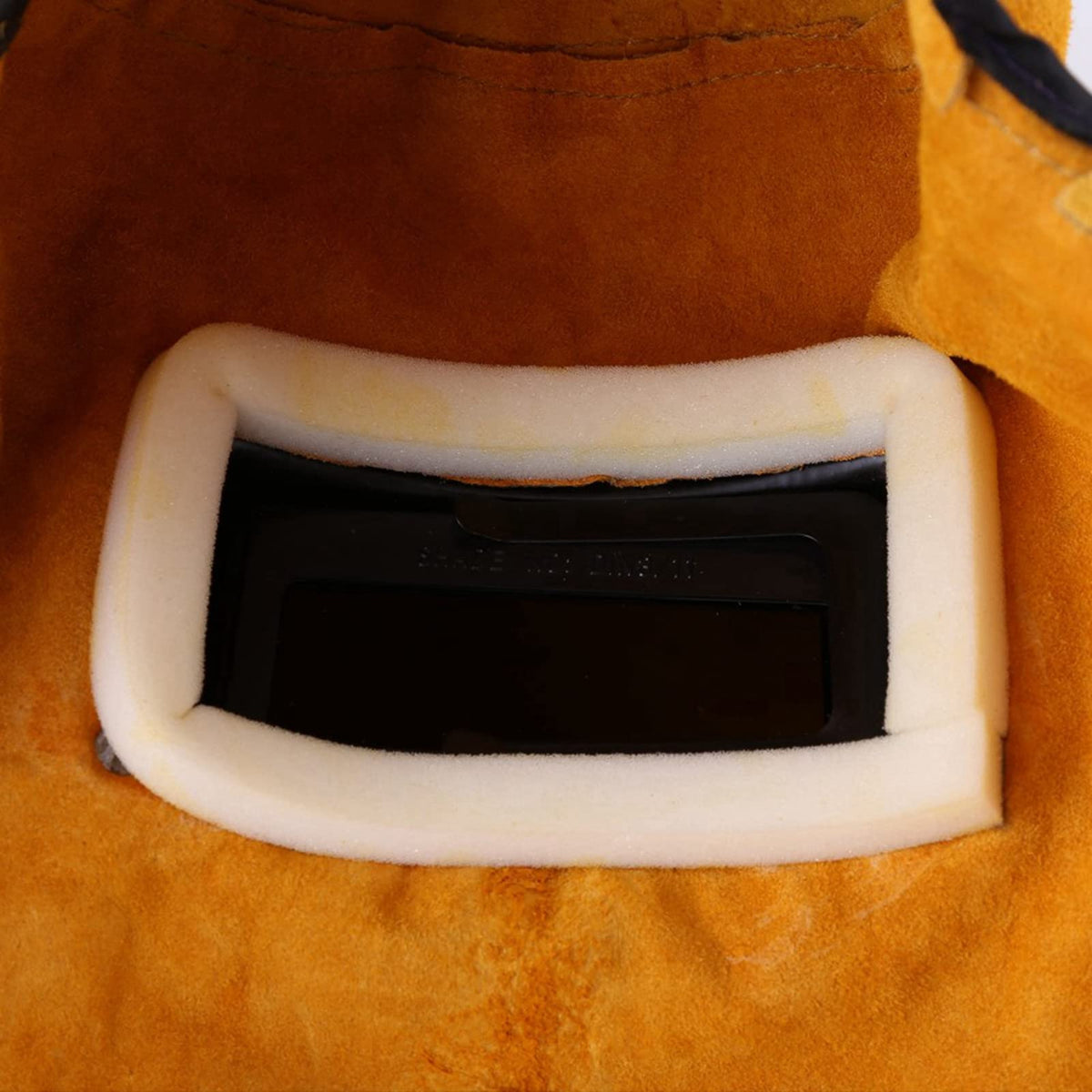 Leather Welding Hood with Auto Darkening Lens V756127