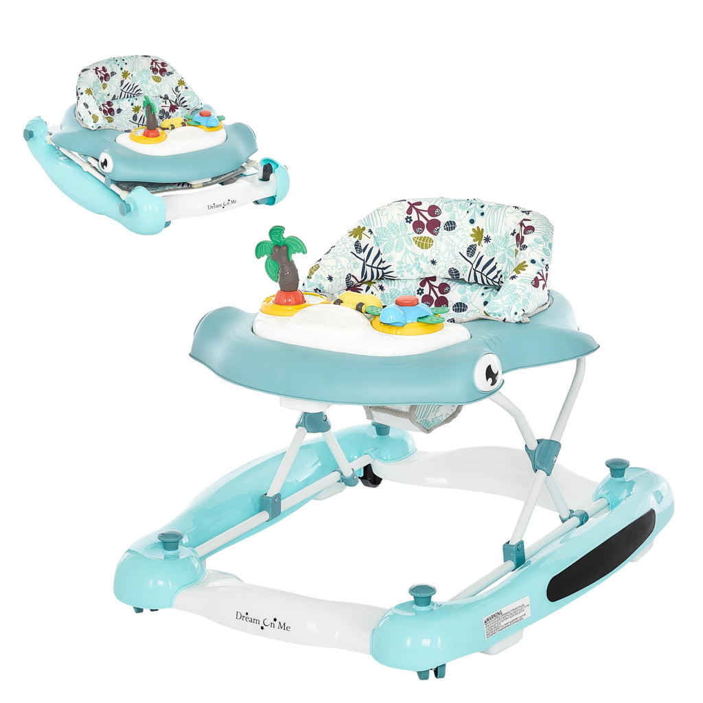 2-in-1 Foldable Baby Walker with Adjustable Height I69861
