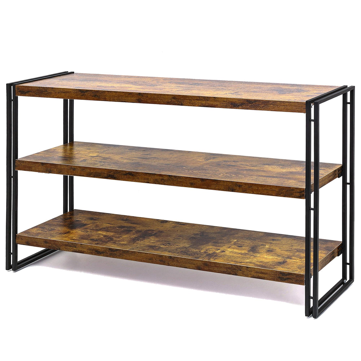 3-Tier Wood and Metal Bookshelf C364398
