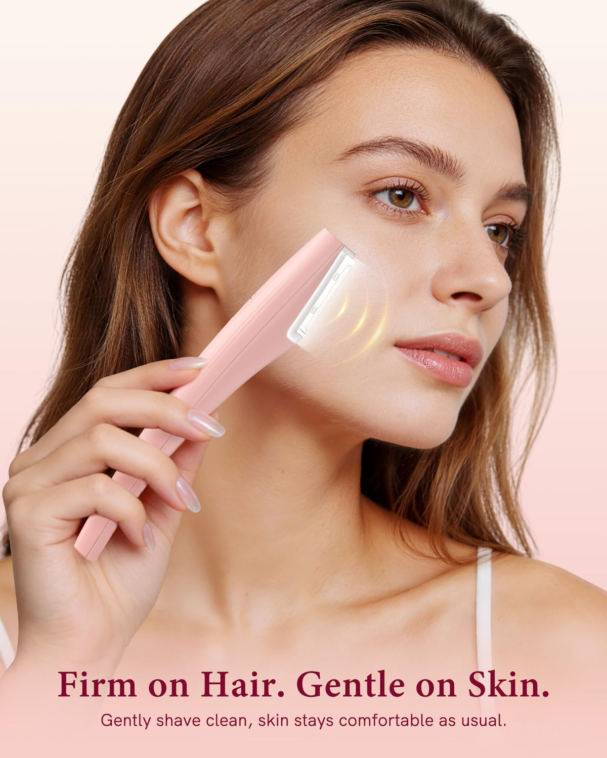Electric Facial Razor with LED Light and 4 Replaceable Blades L11838