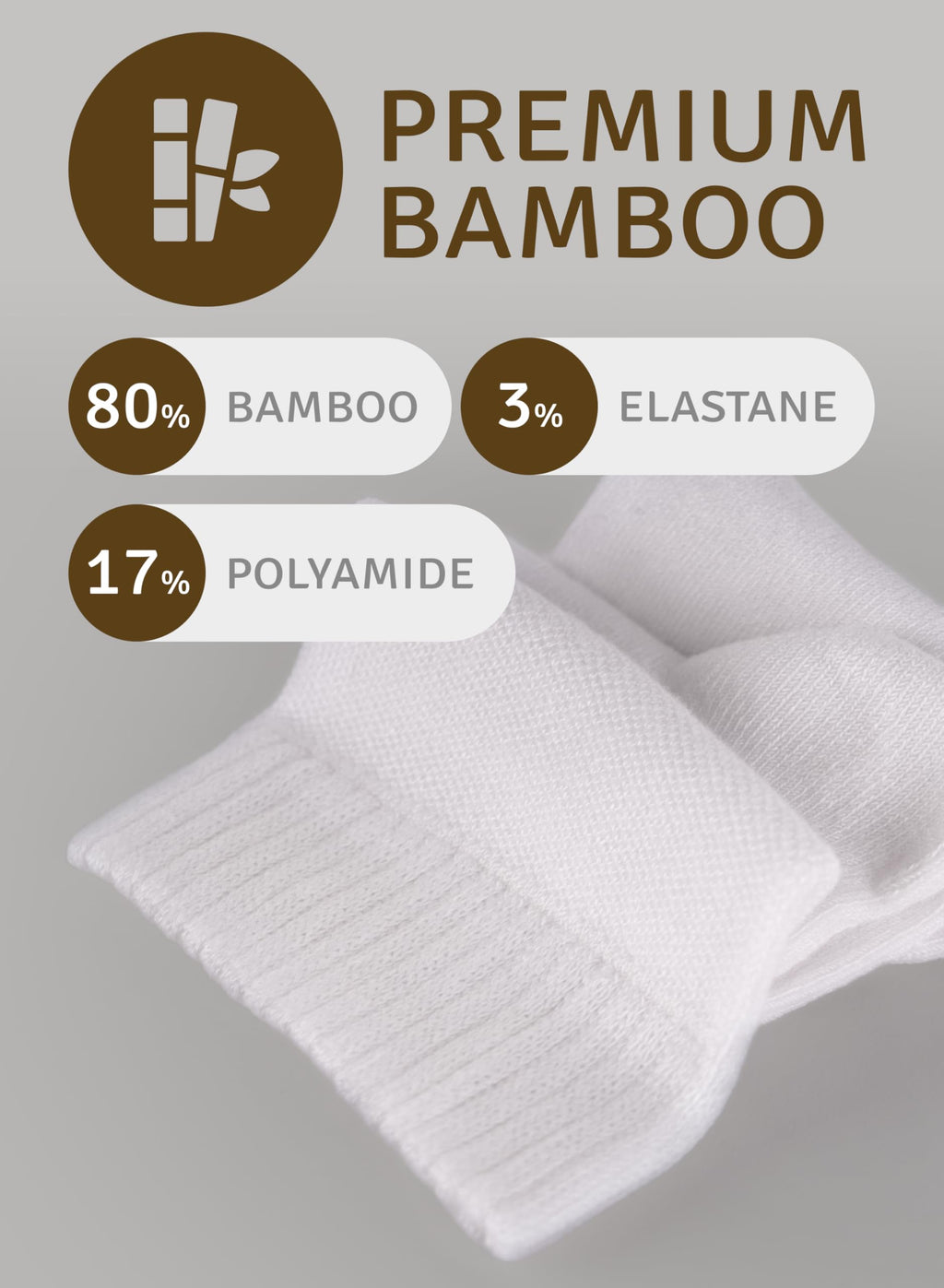 Loose Fit Seamless Rayon Bamboo Ankle Socks 3 Pairs Q6485