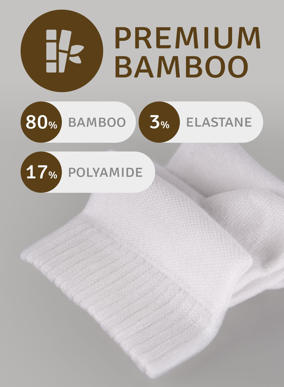 Loose Fit Seamless Rayon Bamboo Ankle Socks 3 Pairs Q6485