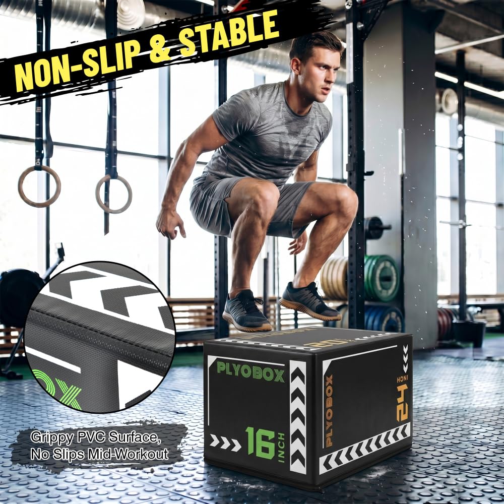 3-in-1 Adjustable Foam Plyo Box W302788