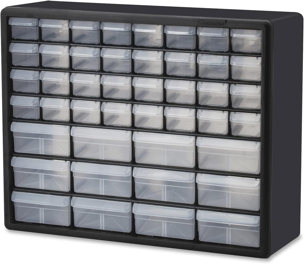 44 Drawer Black Plastic Storage Cabinet N152