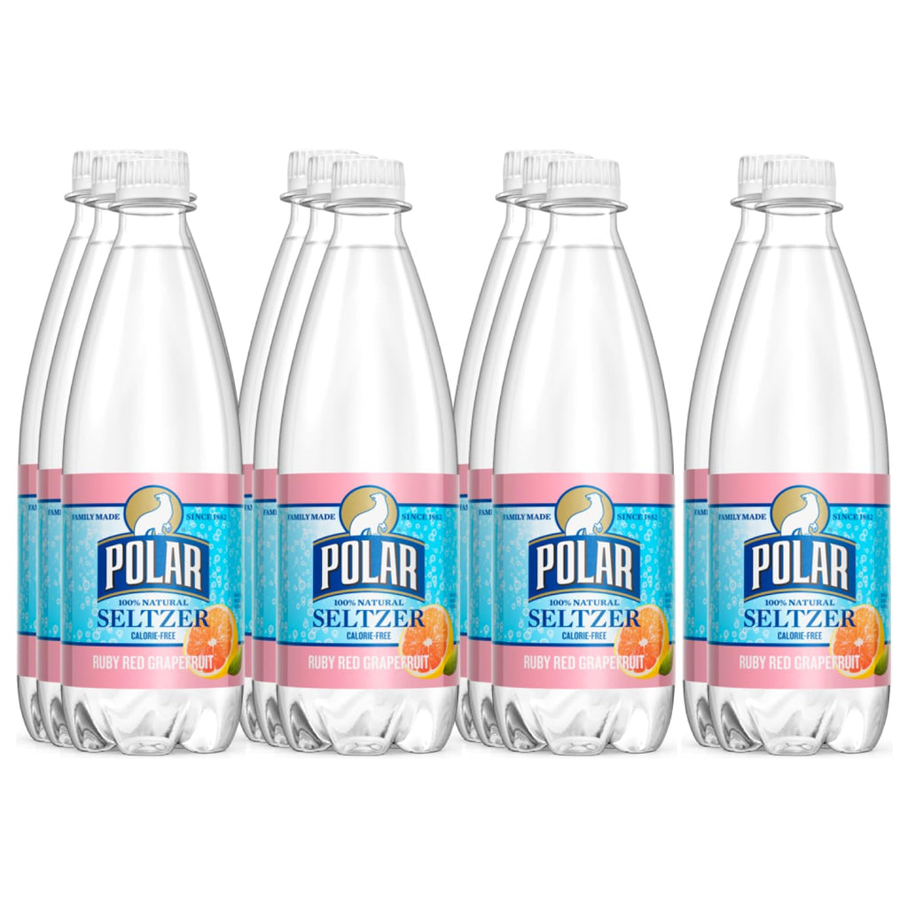Ruby Red Grapefruit Sparkling Water, 20 fl oz, 12 Pack Y735047