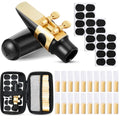 49 Pcs Alto Saxophone Replacement Kit with Mouthpiece Reeds Storage Case I637