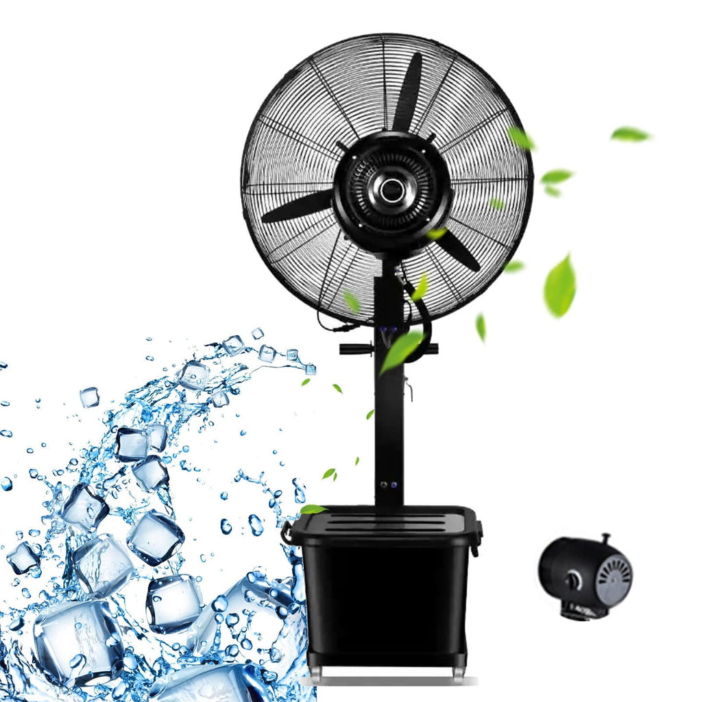 20 Inch High Velocity Metal Floor Fan with 3 Speed Settings B9544