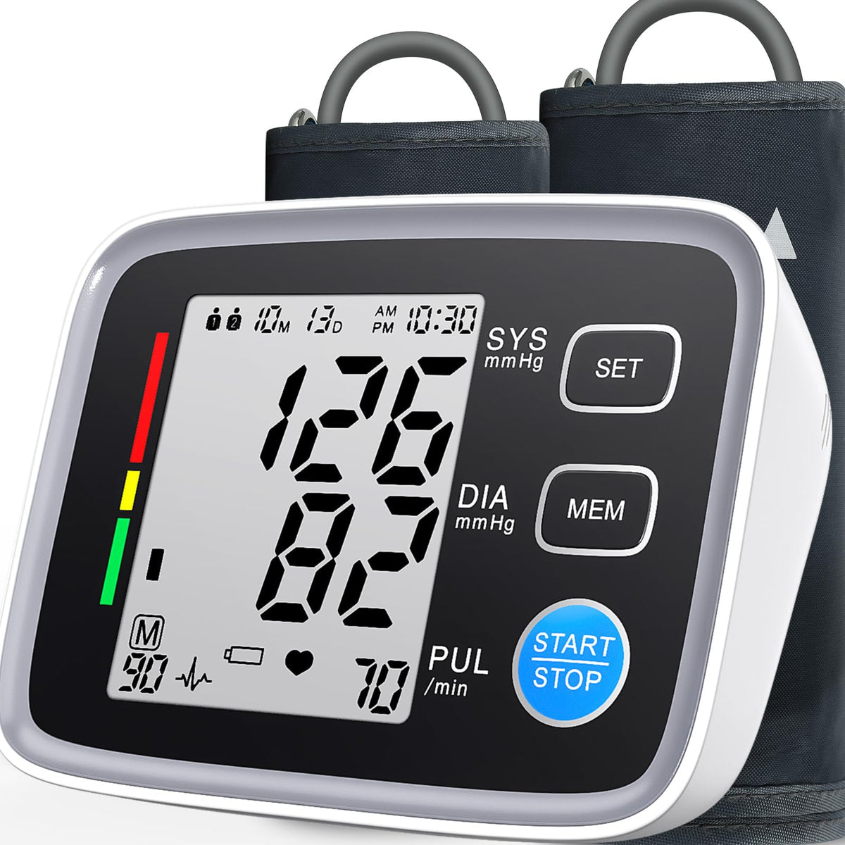 Upper Arm Blood Pressure Monitor 2 Cuff Sizes Y767200