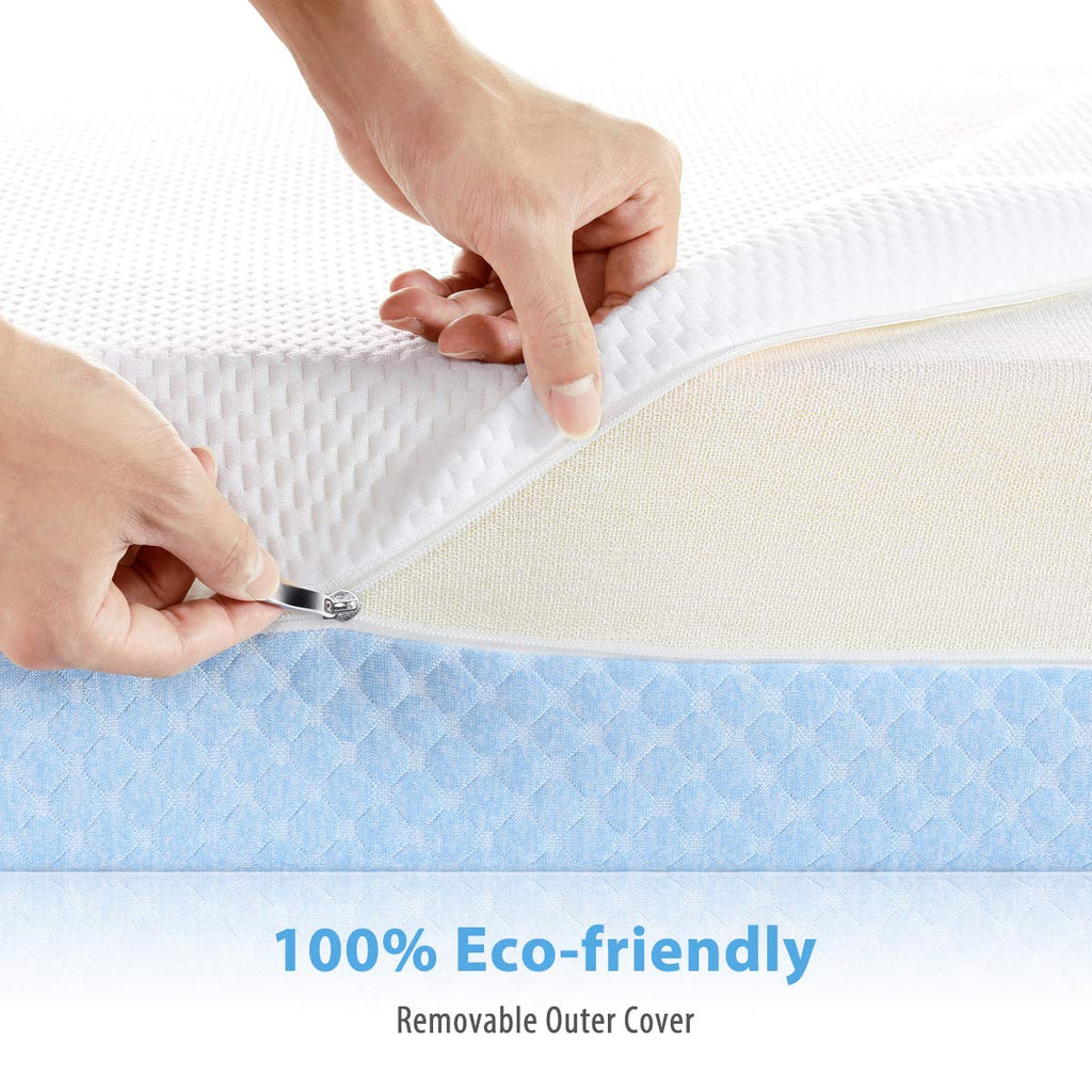 Dual Sided Gel Memory Foam Crib Mattress R746
