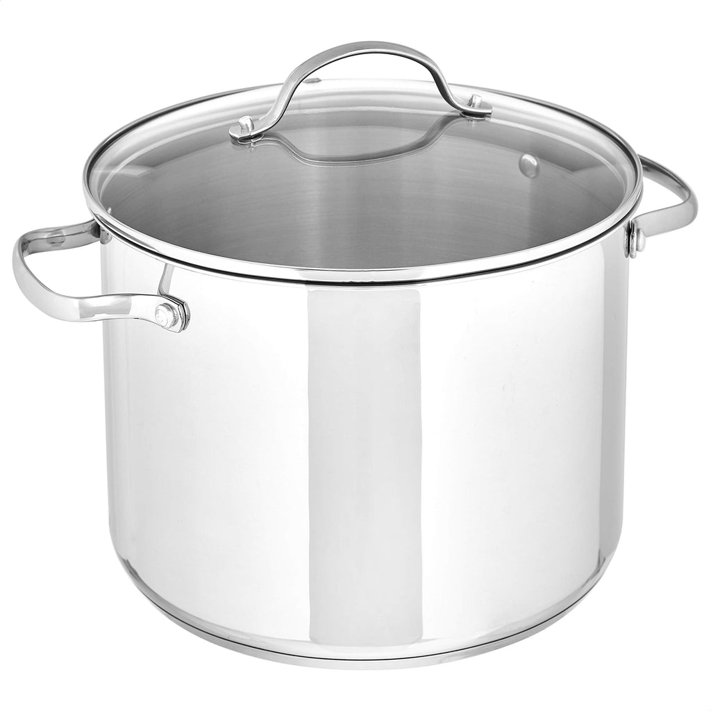 Stainless Steel 8 Quart Stock Pot with Glass Lid O99331