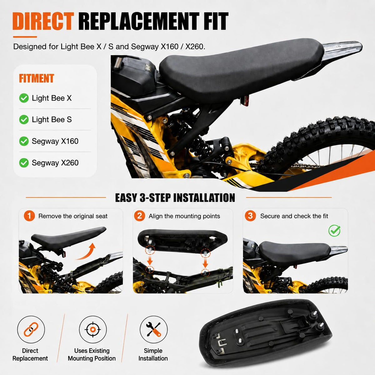Electric Bike Seat Cushion Z447