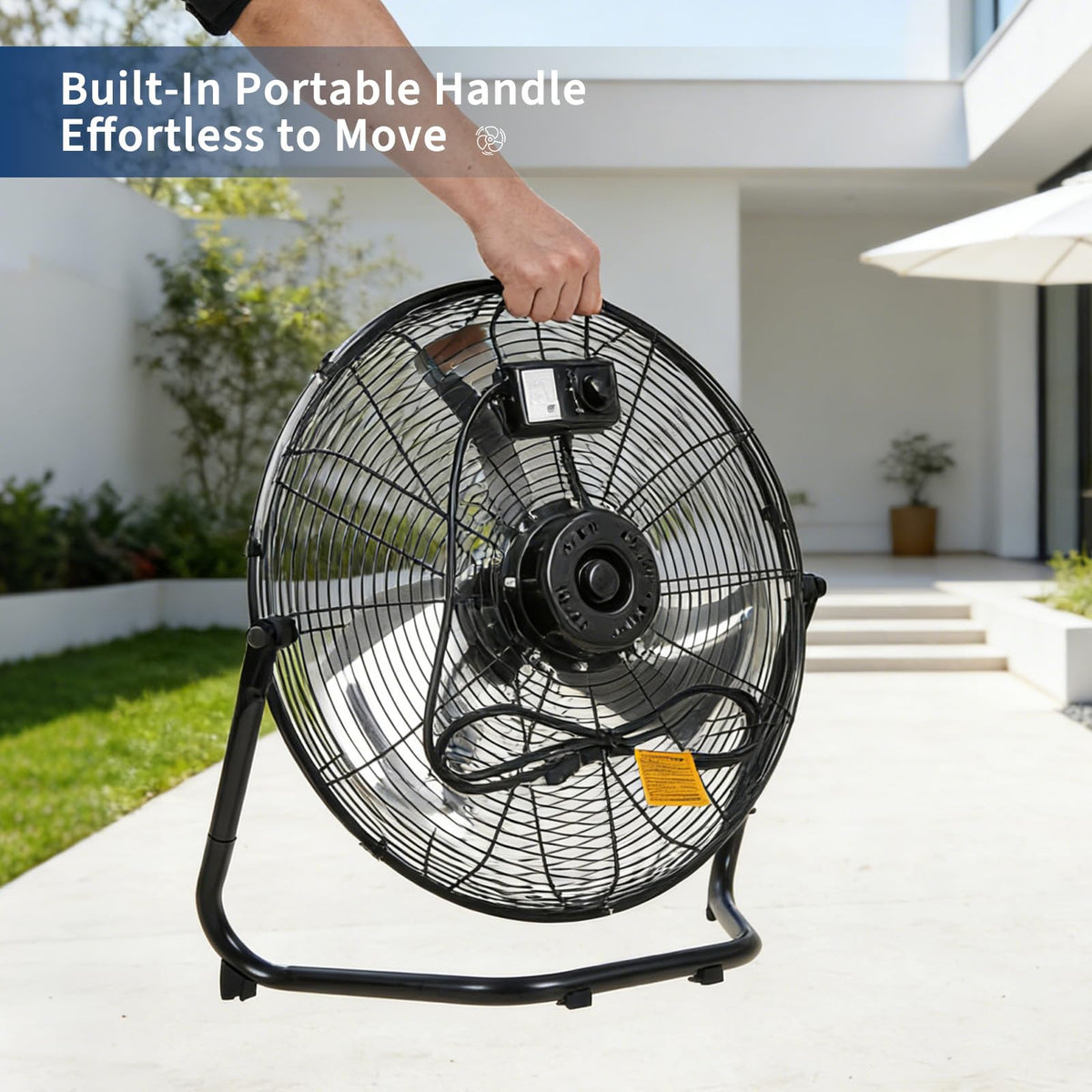 20 inch 3-Speed Metal Industrial Floor Fan F3272