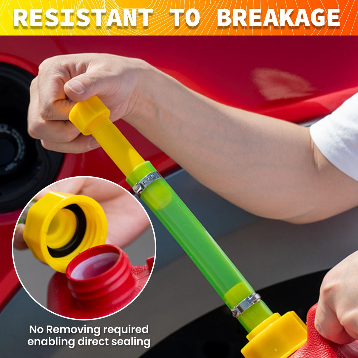 Gas Can Spout Replacement & Red Gas Cap Combo L90484