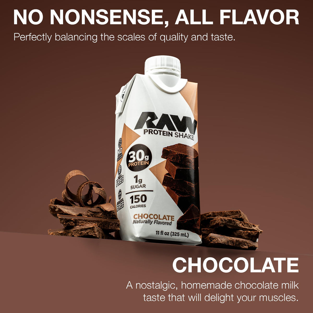 Chocolate Protein Shake 30g Whey 12 Fl Oz 12-Pack W7533