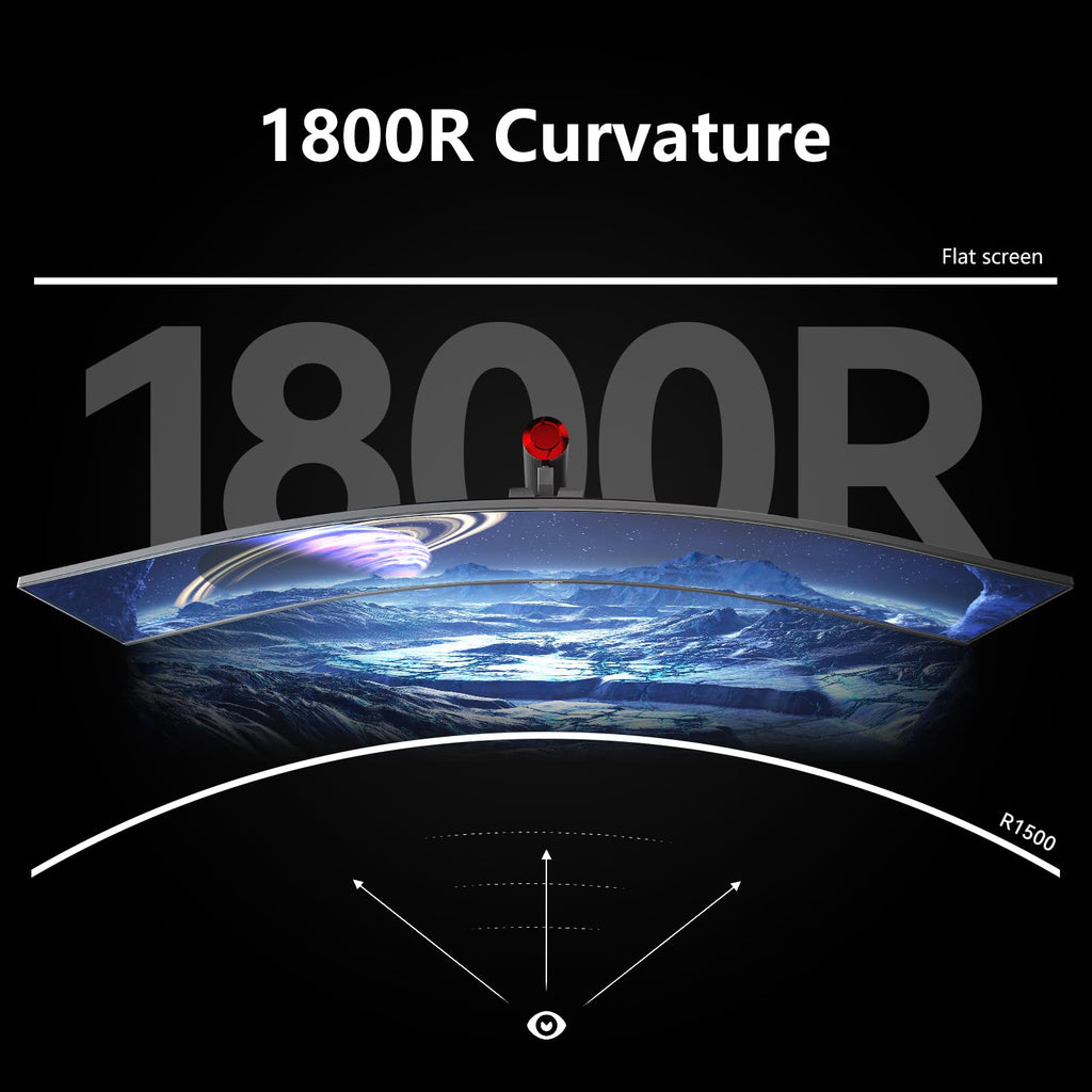 49" Curved Ultrawide Gaming Monitor 144Hz I964435