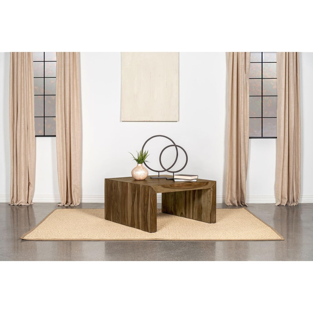 Solid Sheesham Wood Square Coffee Table D4965