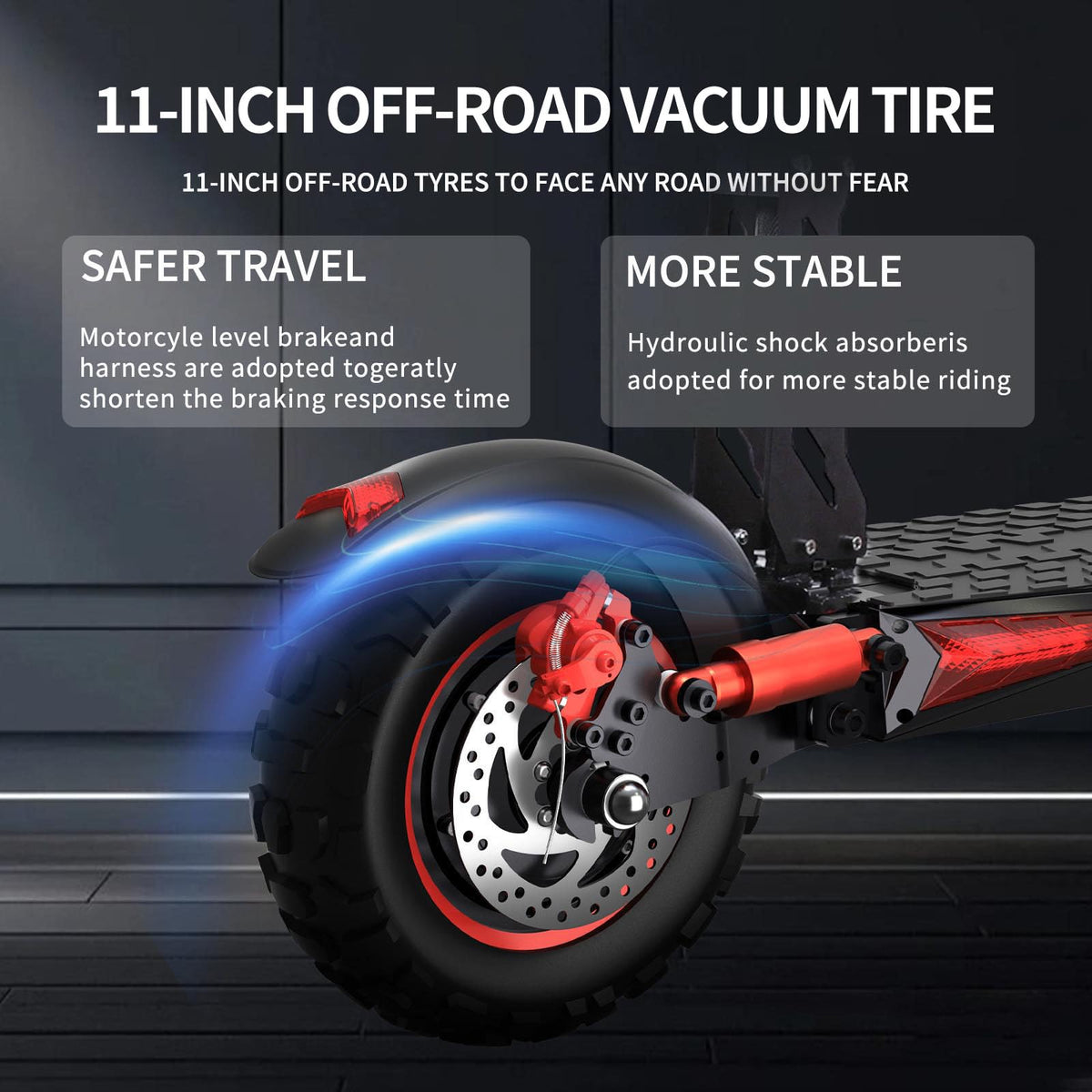 1200W 37 Mile Range 34MPH Foldable Electric Scooter with Seat M177026