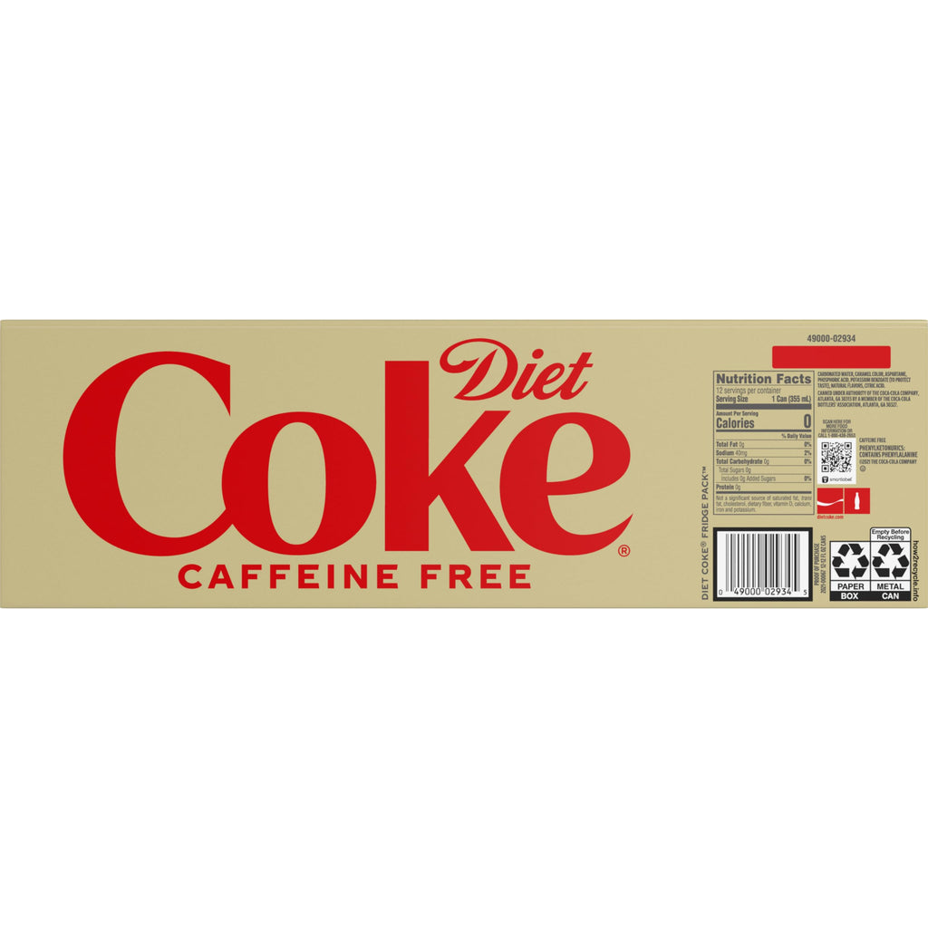 Caffeine Free Diet Coke 12 fl oz 12 Pack T45133