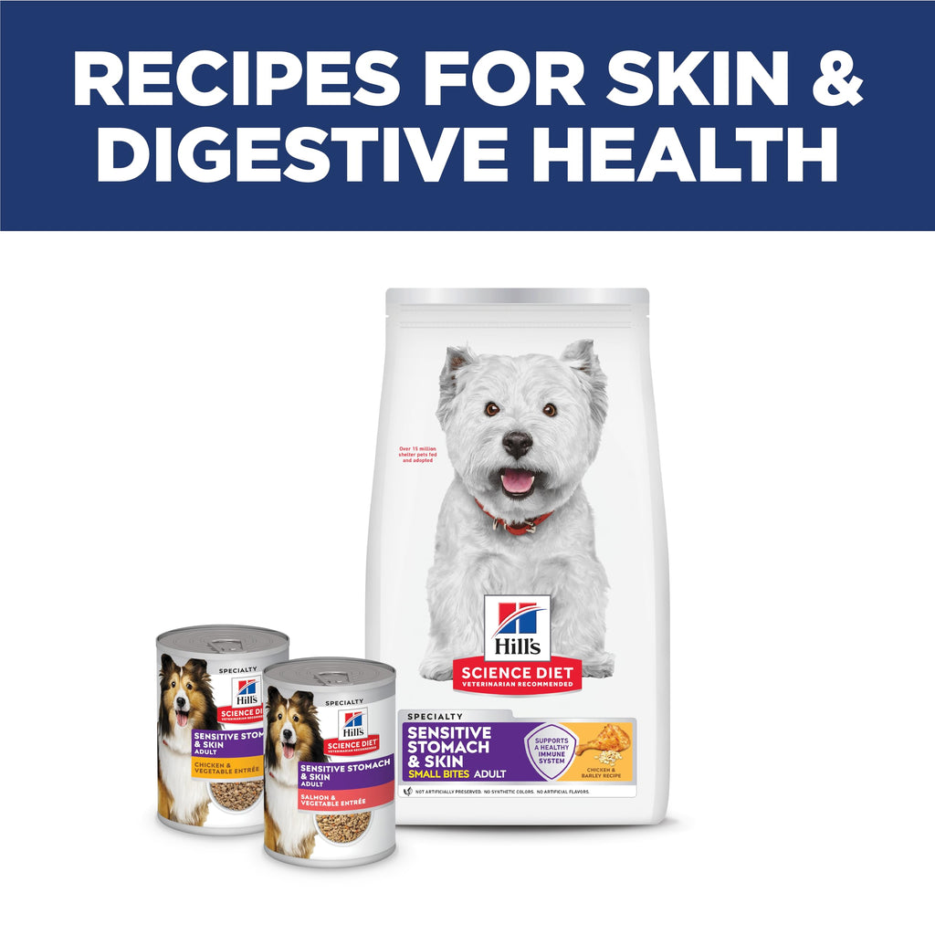 Sensitive Stomach & Skin Small Bites Dry Dog Food F291
