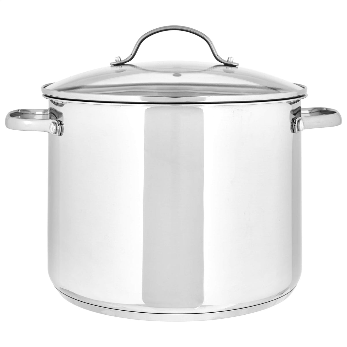 Stainless Steel 8 Quart Stock Pot with Glass Lid O99331