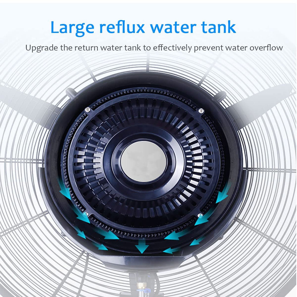 20 Inch High Velocity Metal Floor Fan with 3 Speed Settings B9544