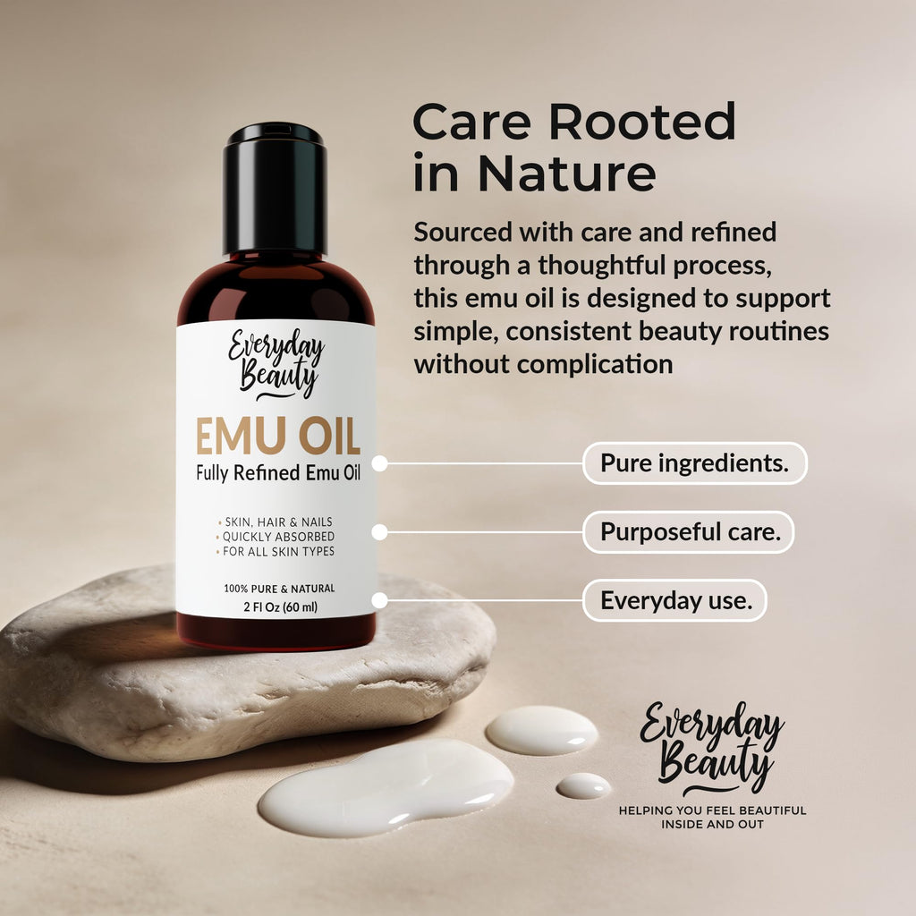Australian Emu Oil 6X Refined 2 Fl Oz Z74758