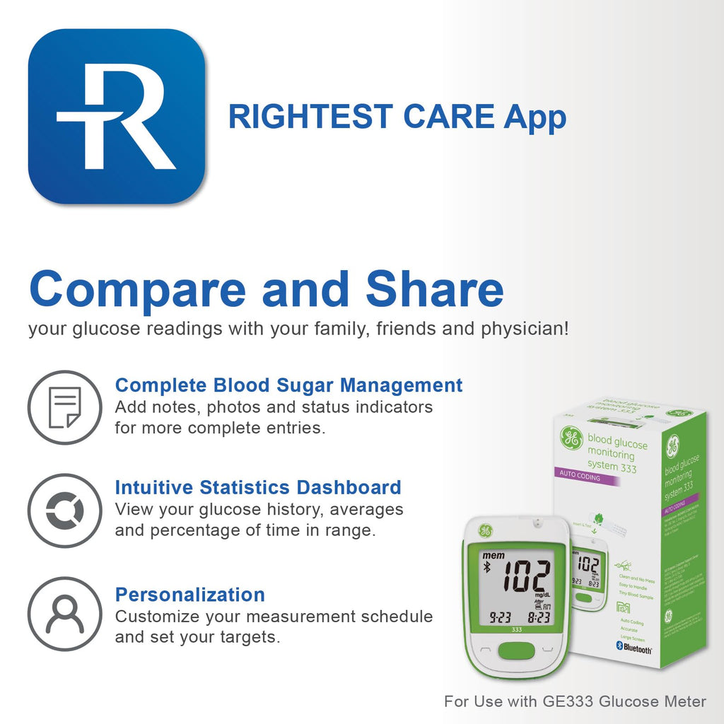 Bluetooth Blood Glucose Monitor System E3619
