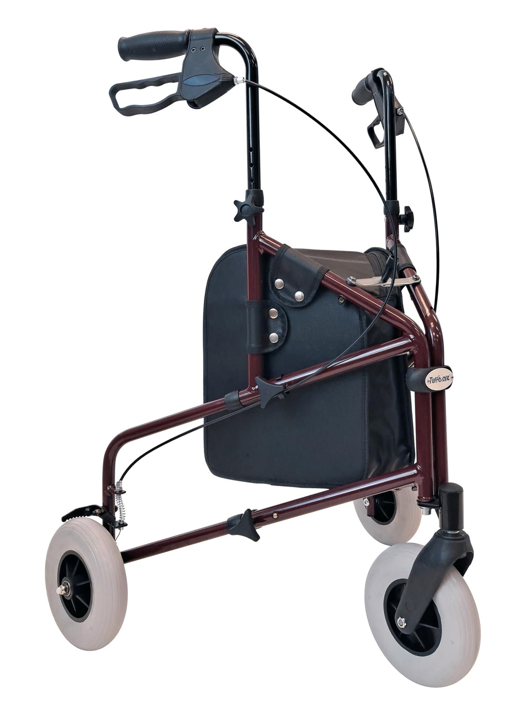 Lightweight Retractable 3 Wheel Walker with Balloon Tires T76958