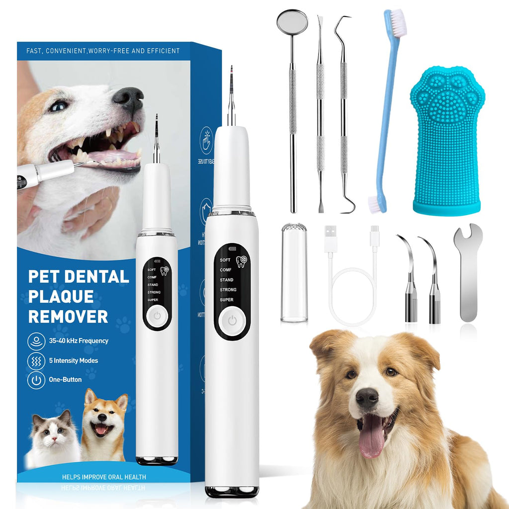 Dog Plaque Remover with LED Light Electric Toothbrush X31878