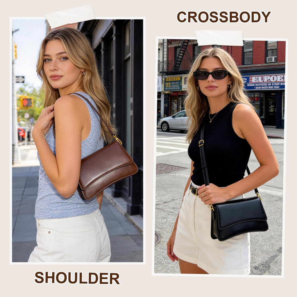 Genuine Leather Crossbody Bag Q317