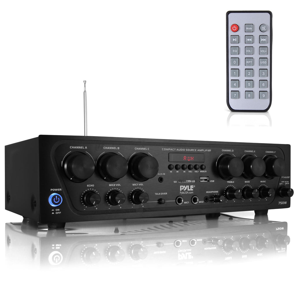 Wireless Bluetooth 6 Channel 750W Karaoke Amplifier C7182