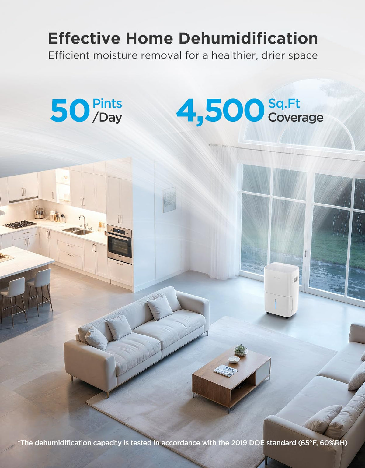 Dehumidifier with Mini Air Purifier T3054