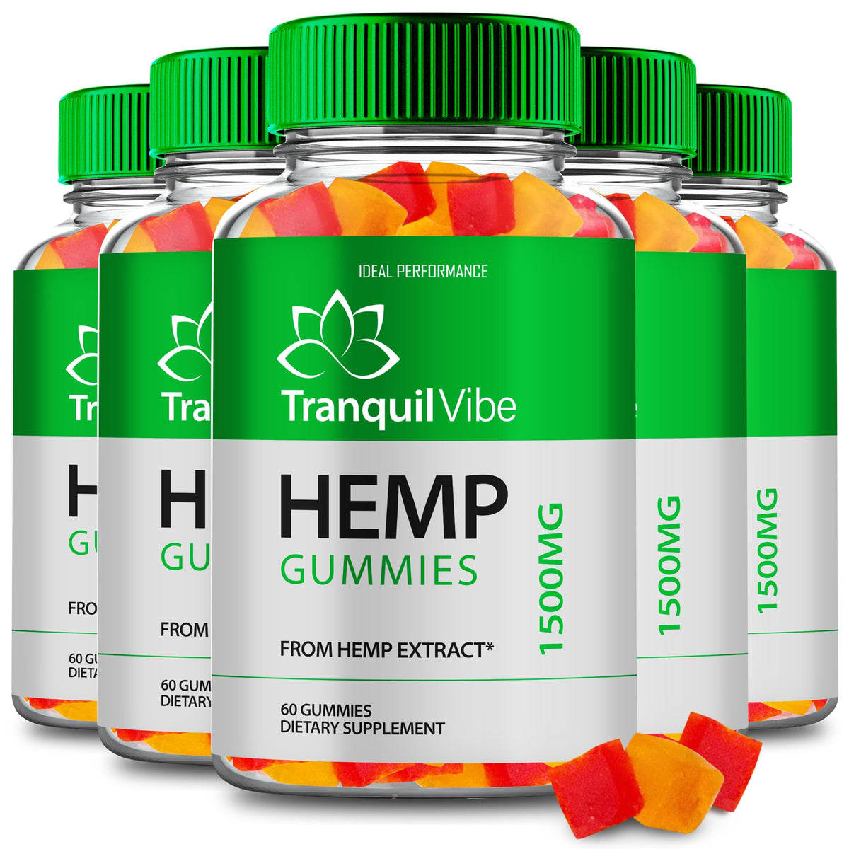 Maximum Strength All Natural Gummies (5 Pack) Q72439