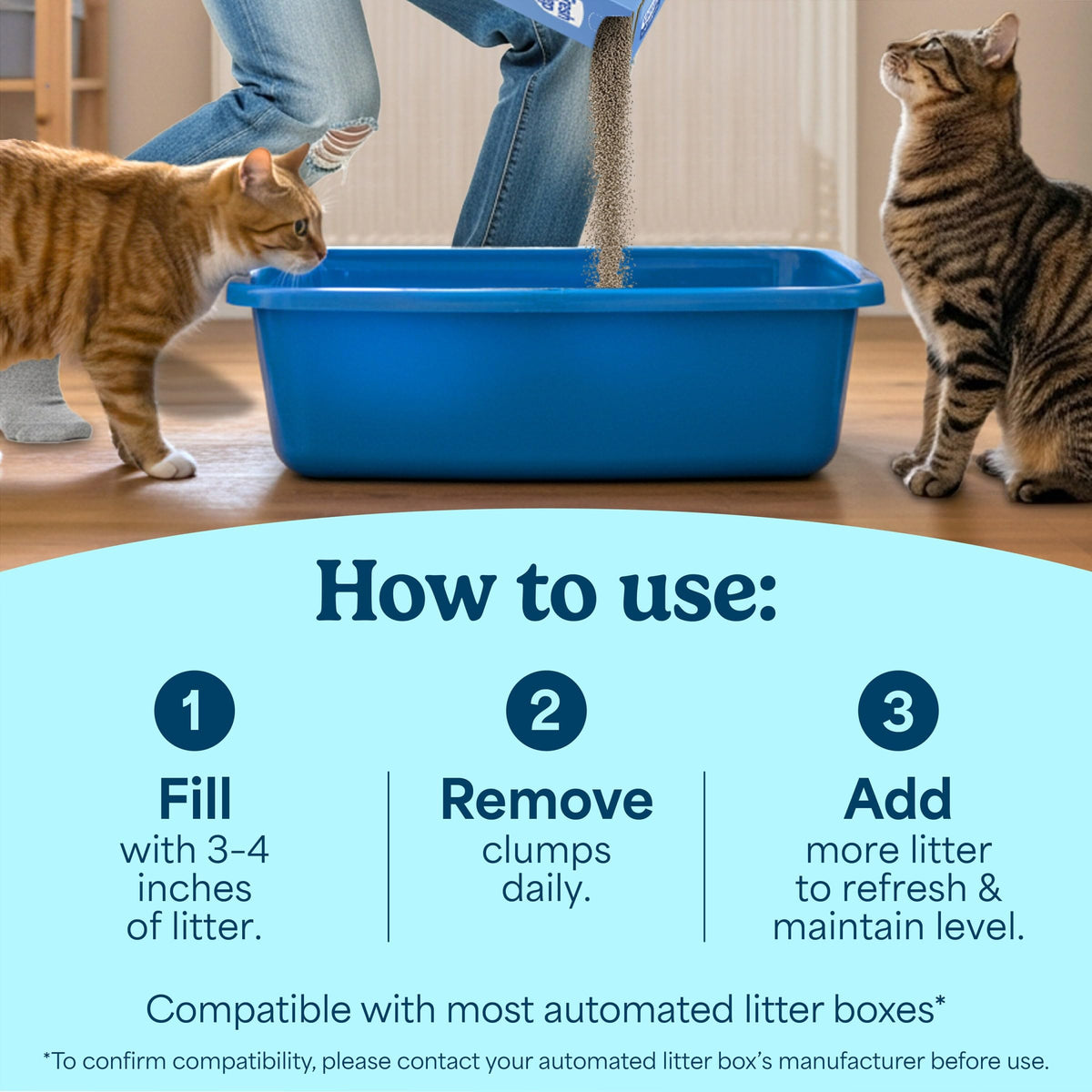 Multi Cat Clumping Cat Litter 16 lb. 2 Pk I4813