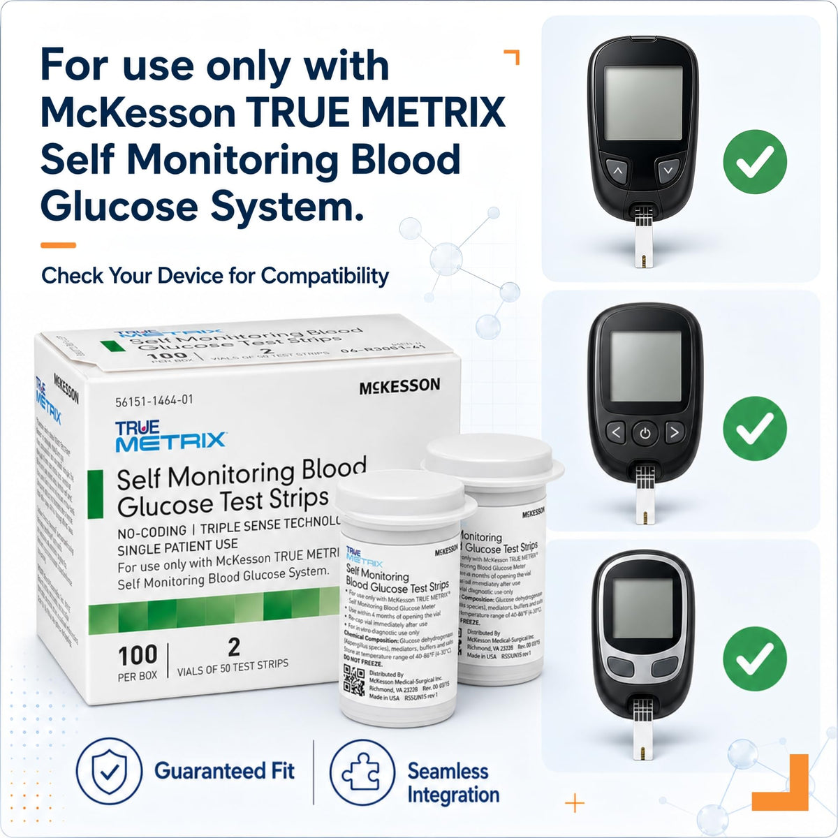 Blood Glucose Test Strips, 100 Strips N246