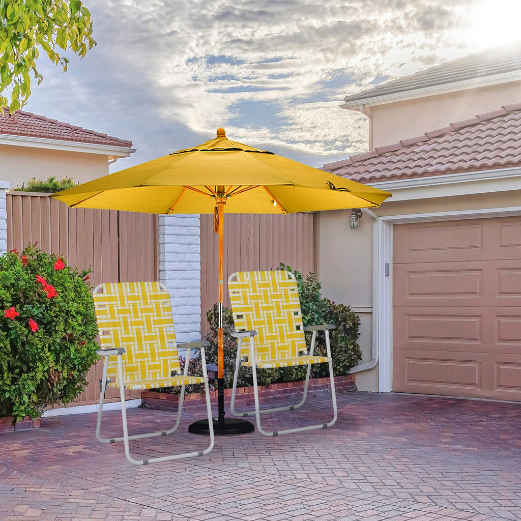 Folding Camping Chair Set of 2 Yellow F11588