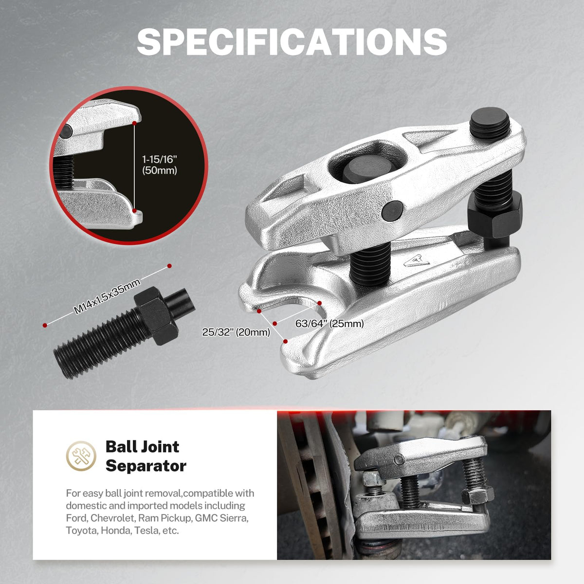 Ball Joint Removal Tool Set K569891
