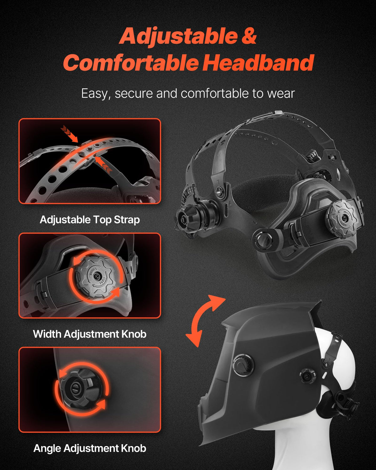 Auto Darkening True Color Welding Helmet W512