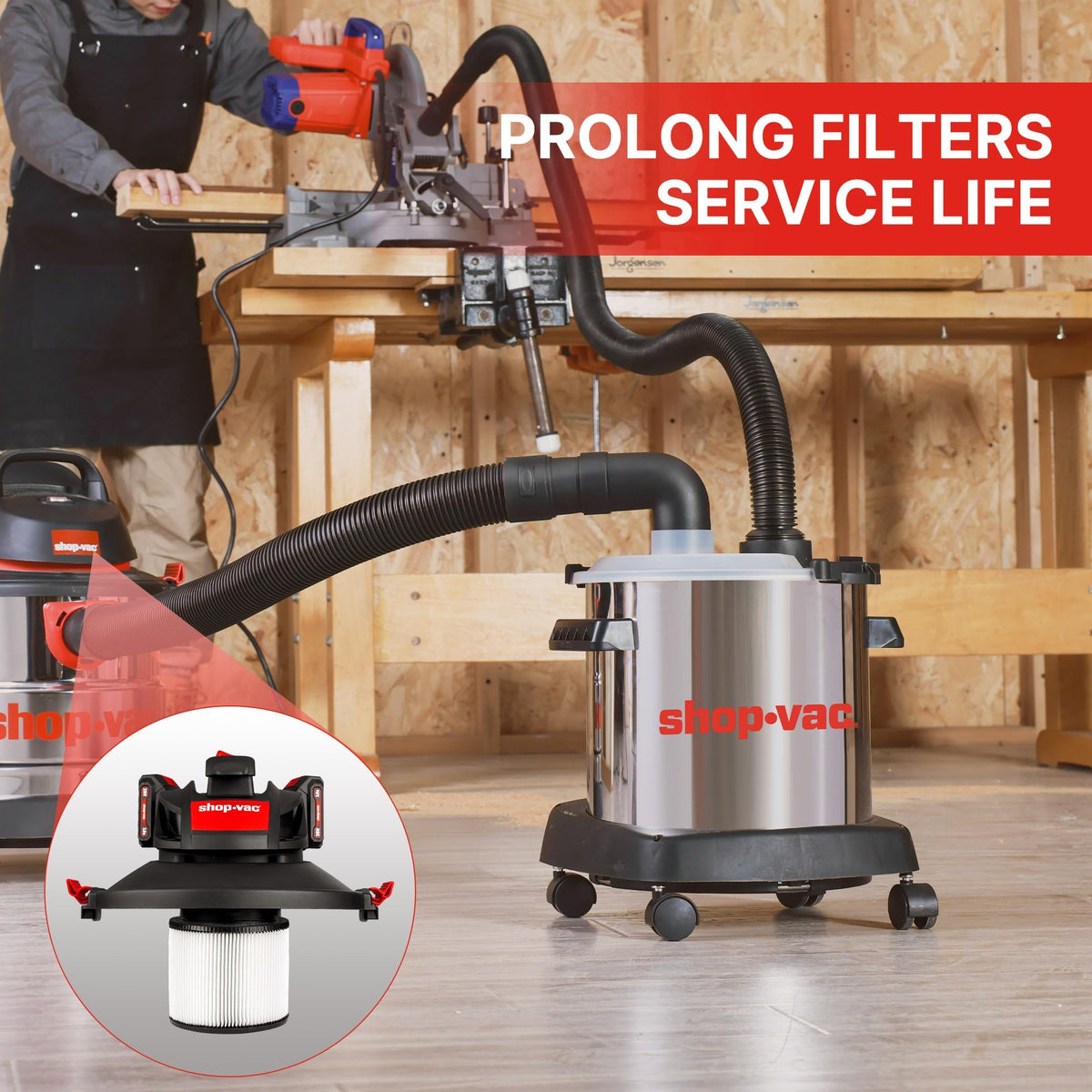 5 Gallon Stainless Steel Dust Collector O6030