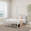 Metal Canopy Bed Frame Full Size with Headboard & Footboard G6703