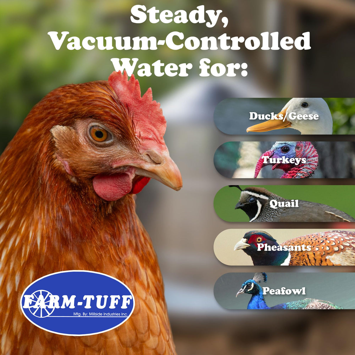 Galvanized 5 Gallon Poultry Waterer Y12597