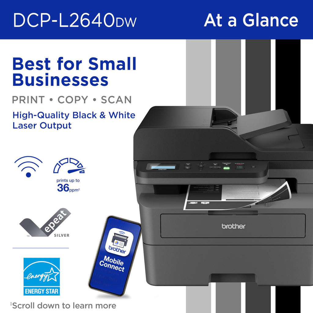Wireless Compact Monochrome Multi-Function Printer Q15618