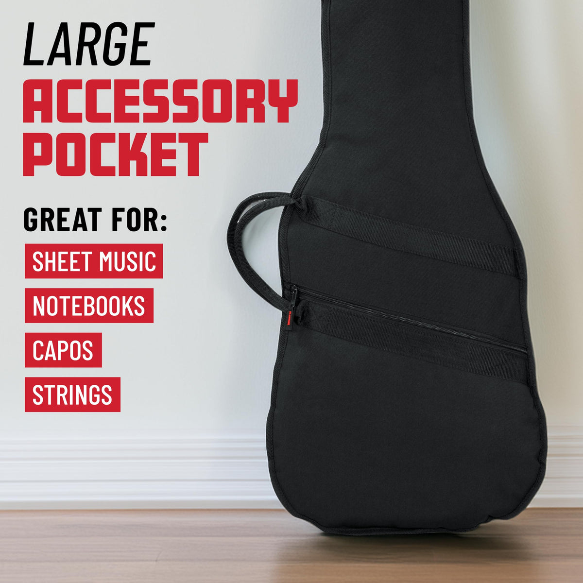 Foam Padded Guitar Gig Bag for Mini Electric Guitars M877