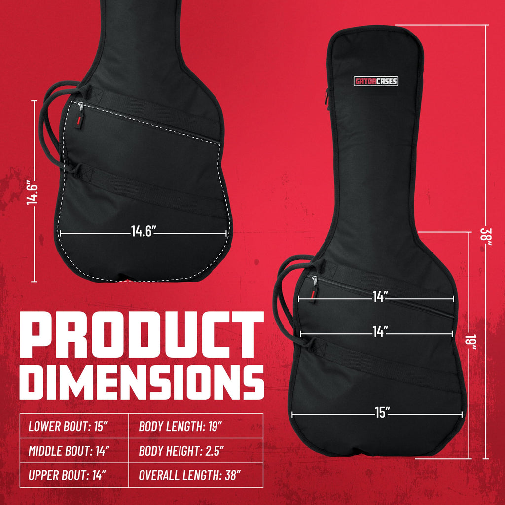 Foam Padded Guitar Gig Bag for Mini Electric Guitars M877