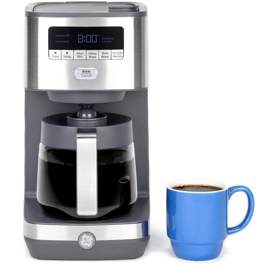 12-Cup Stainless Steel Drip Coffee Maker with Timer O308627