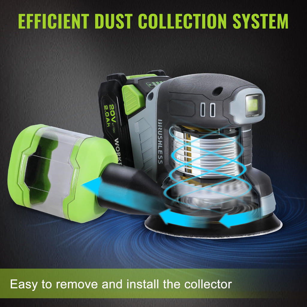 5-Inch Cordless Random Orbital Sander L569