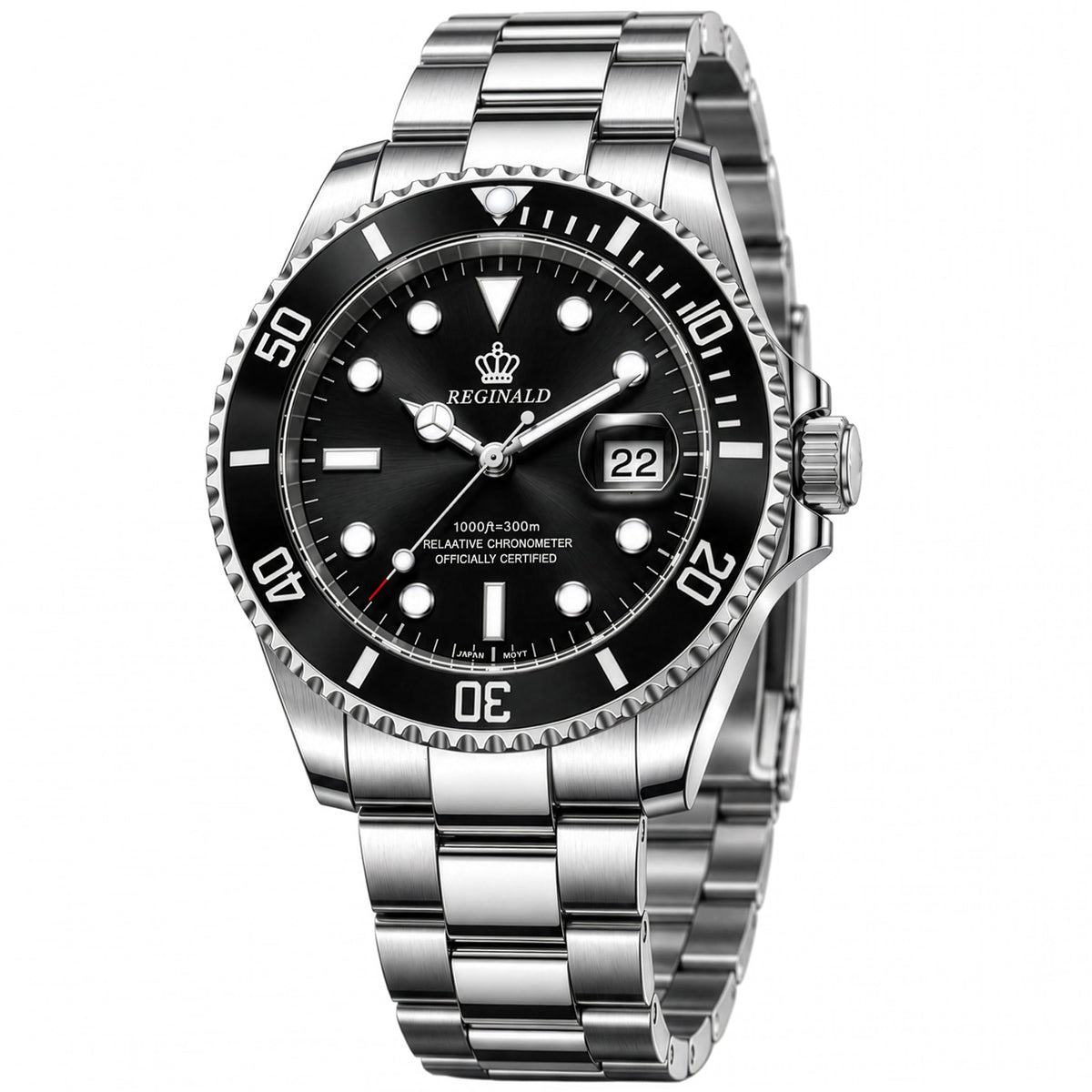Men's Quartz Watch Sapphire Crystal 40mm D40590