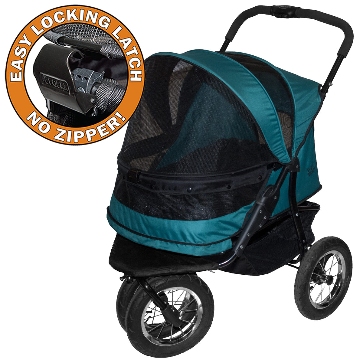 Double Pet Stroller with Weather Cover V398